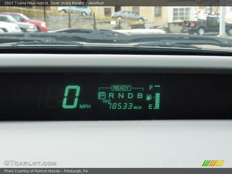 Silver Strata Metallic / Amethyst 2003 Toyota Prius Hybrid