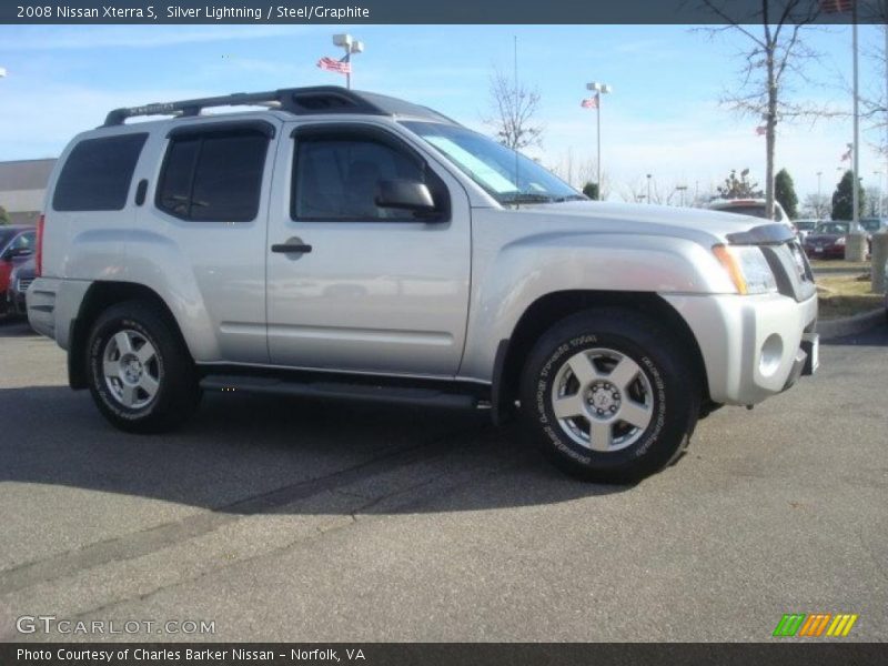Silver Lightning / Steel/Graphite 2008 Nissan Xterra S