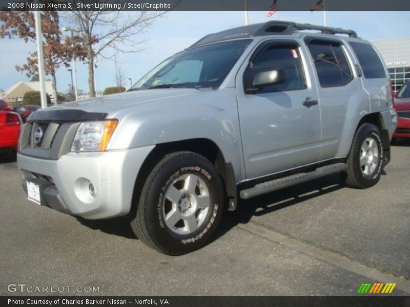 Silver Lightning / Steel/Graphite 2008 Nissan Xterra S