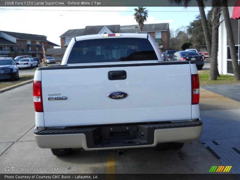 Oxford White / Tan 2008 Ford F150 Lariat SuperCrew