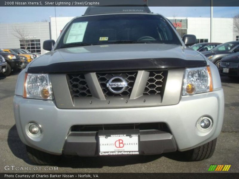 Silver Lightning / Steel/Graphite 2008 Nissan Xterra S