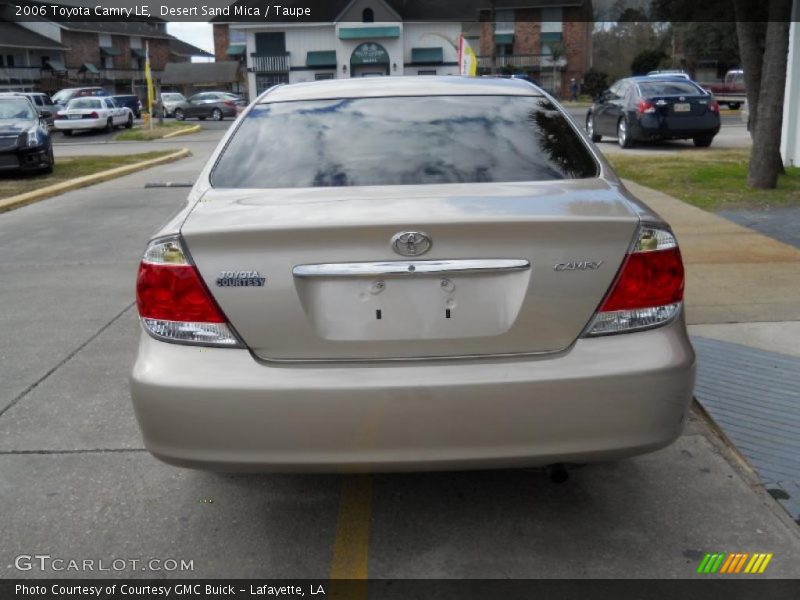 Desert Sand Mica / Taupe 2006 Toyota Camry LE