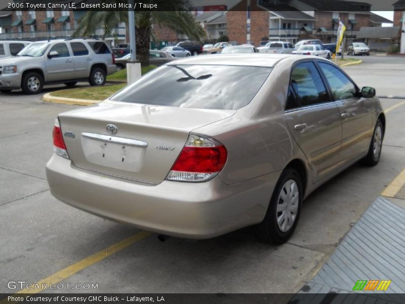 Desert Sand Mica / Taupe 2006 Toyota Camry LE
