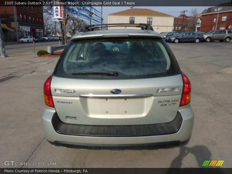 Champagne Gold Opal / Taupe 2005 Subaru Outback 2.5XT Limited Wagon