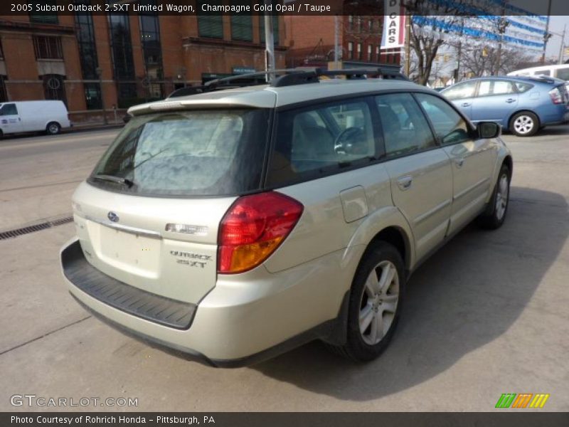 Champagne Gold Opal / Taupe 2005 Subaru Outback 2.5XT Limited Wagon