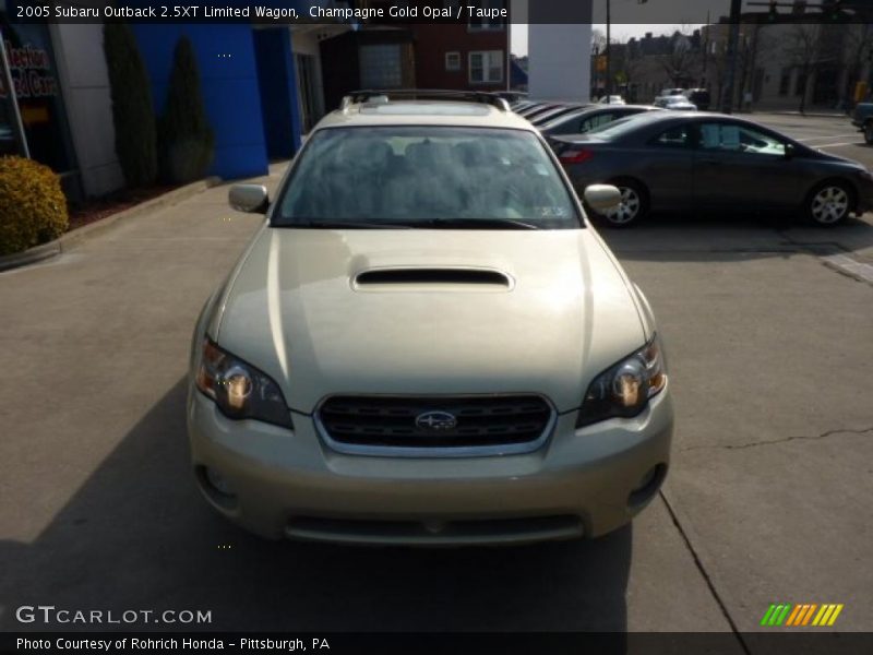 Champagne Gold Opal / Taupe 2005 Subaru Outback 2.5XT Limited Wagon