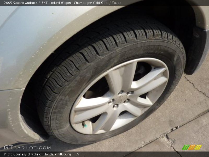 Champagne Gold Opal / Taupe 2005 Subaru Outback 2.5XT Limited Wagon
