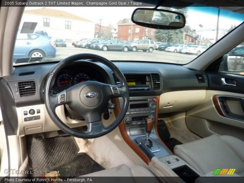  2005 Outback 2.5XT Limited Wagon Taupe Interior