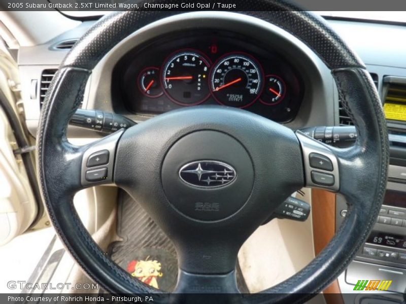  2005 Outback 2.5XT Limited Wagon Steering Wheel