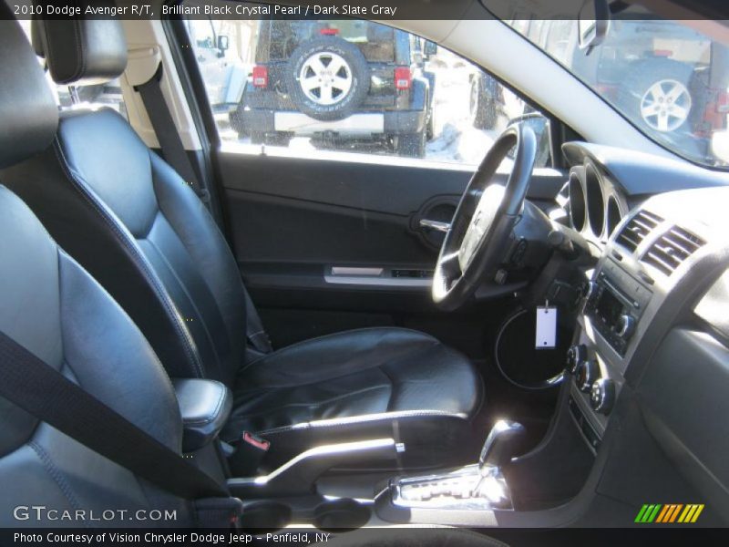 Brilliant Black Crystal Pearl / Dark Slate Gray 2010 Dodge Avenger R/T