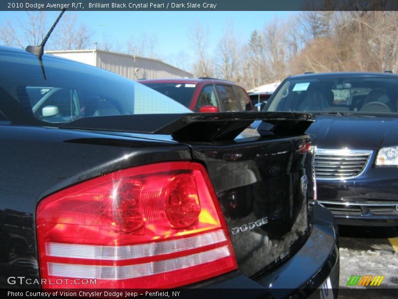 Brilliant Black Crystal Pearl / Dark Slate Gray 2010 Dodge Avenger R/T