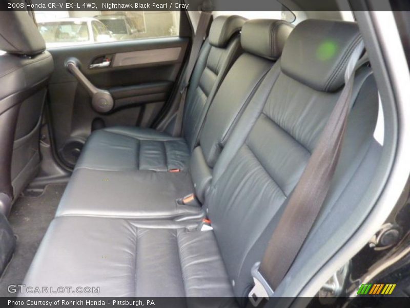 Nighthawk Black Pearl / Gray 2008 Honda CR-V EX-L 4WD