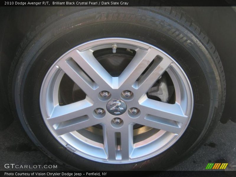 Brilliant Black Crystal Pearl / Dark Slate Gray 2010 Dodge Avenger R/T