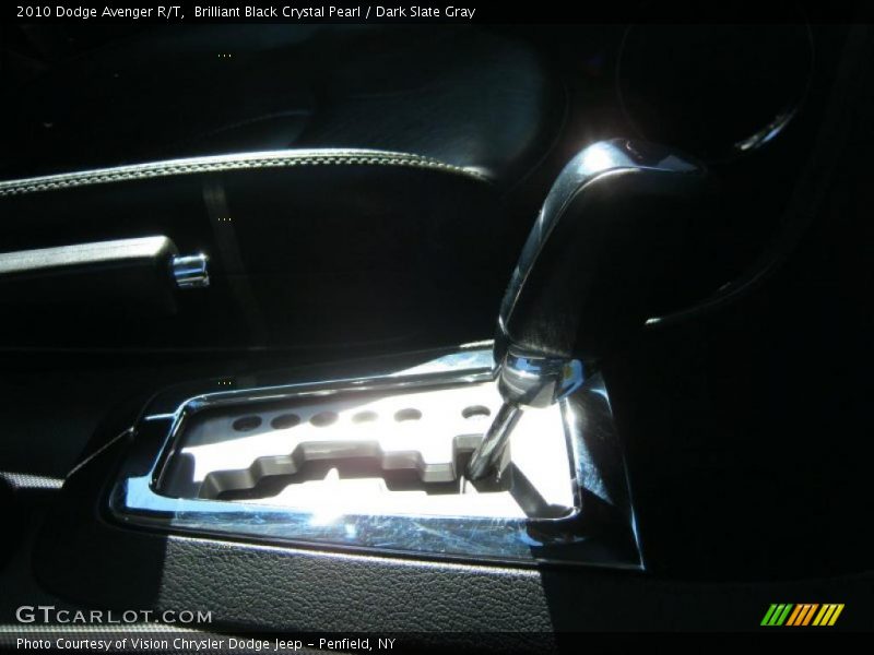 Brilliant Black Crystal Pearl / Dark Slate Gray 2010 Dodge Avenger R/T