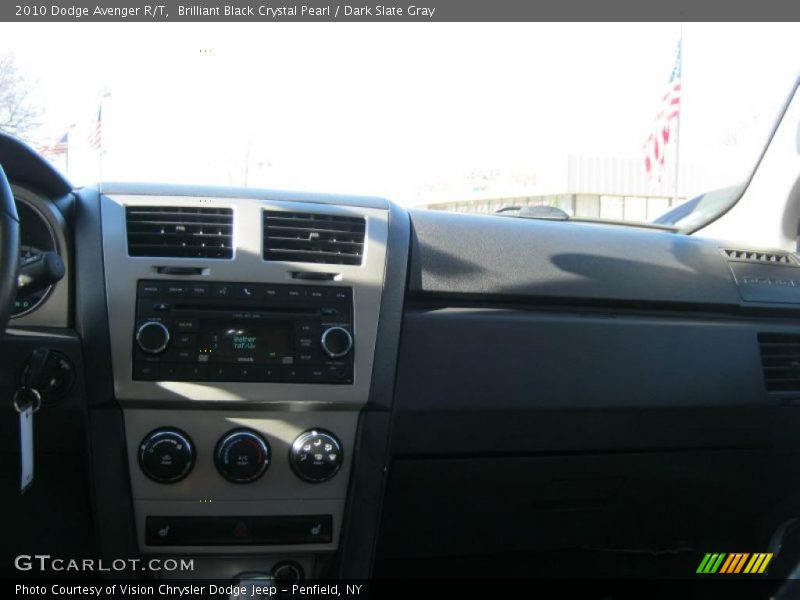 Brilliant Black Crystal Pearl / Dark Slate Gray 2010 Dodge Avenger R/T