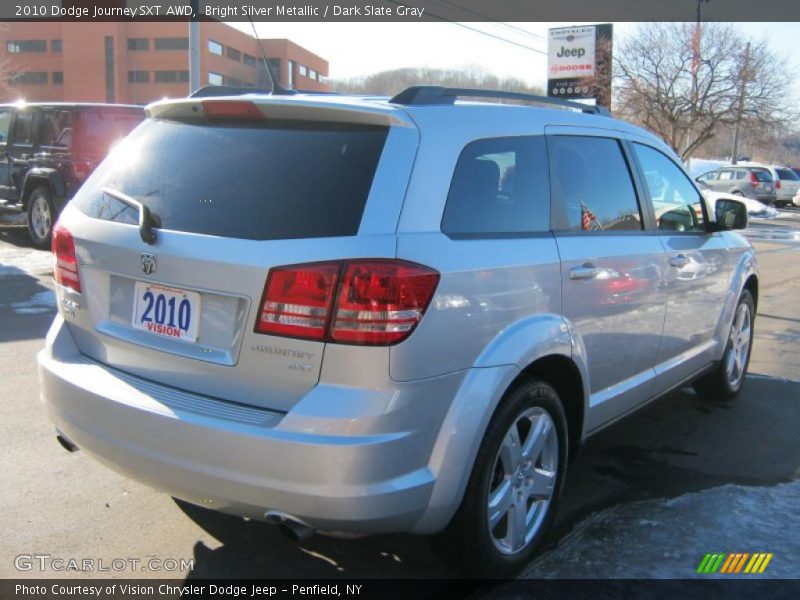 Bright Silver Metallic / Dark Slate Gray 2010 Dodge Journey SXT AWD