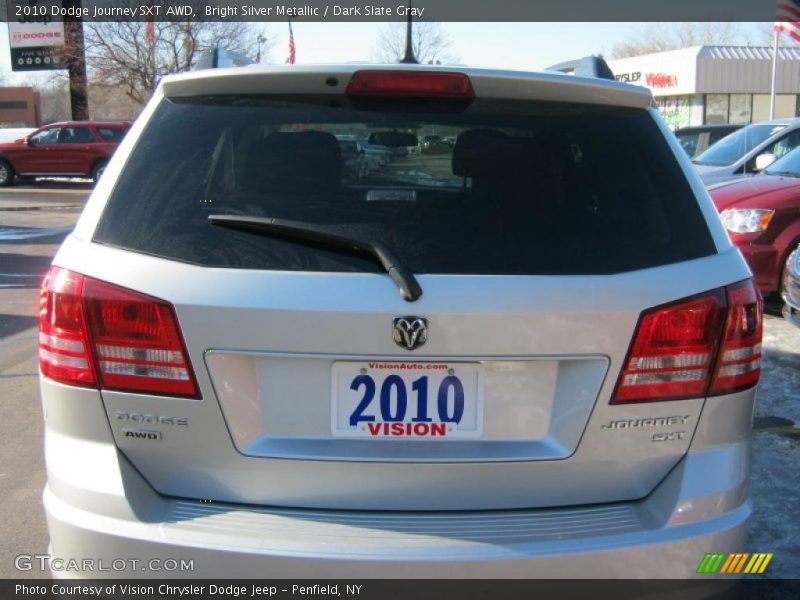 Bright Silver Metallic / Dark Slate Gray 2010 Dodge Journey SXT AWD