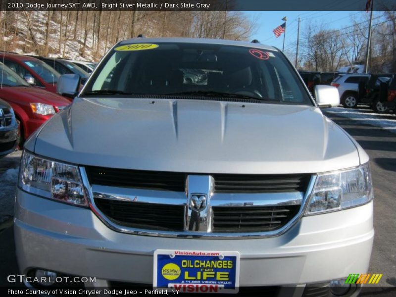 Bright Silver Metallic / Dark Slate Gray 2010 Dodge Journey SXT AWD
