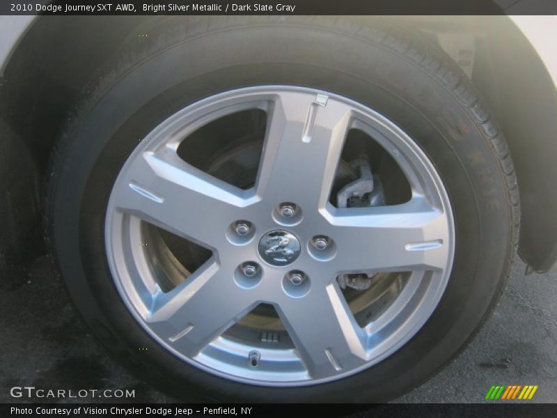 Bright Silver Metallic / Dark Slate Gray 2010 Dodge Journey SXT AWD