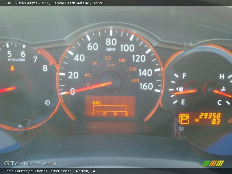 Pebble Beach Metallic / Blond 2008 Nissan Altima 2.5 SL