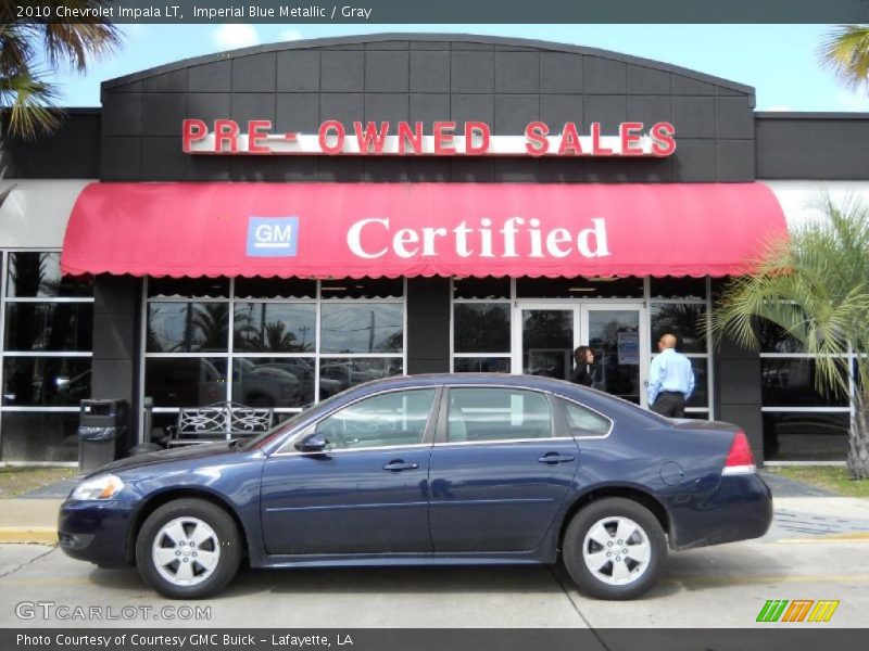 Imperial Blue Metallic / Gray 2010 Chevrolet Impala LT