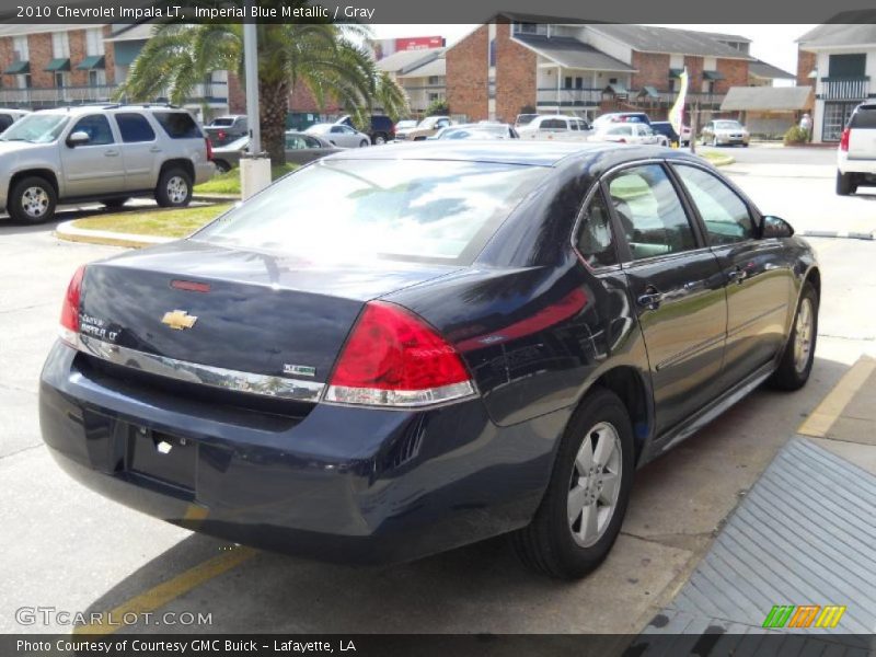 Imperial Blue Metallic / Gray 2010 Chevrolet Impala LT