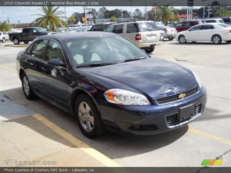 Imperial Blue Metallic / Gray 2010 Chevrolet Impala LT