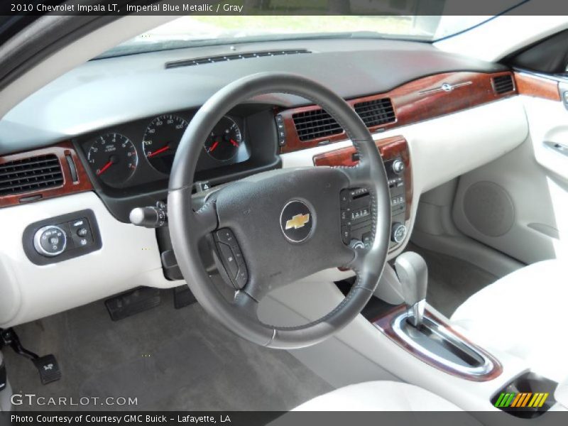 Imperial Blue Metallic / Gray 2010 Chevrolet Impala LT