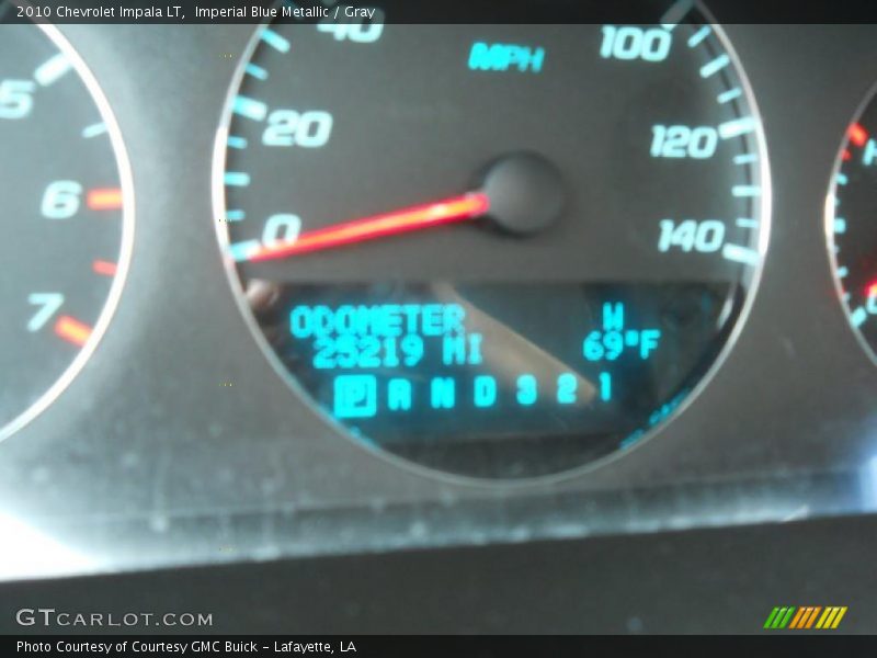 Imperial Blue Metallic / Gray 2010 Chevrolet Impala LT