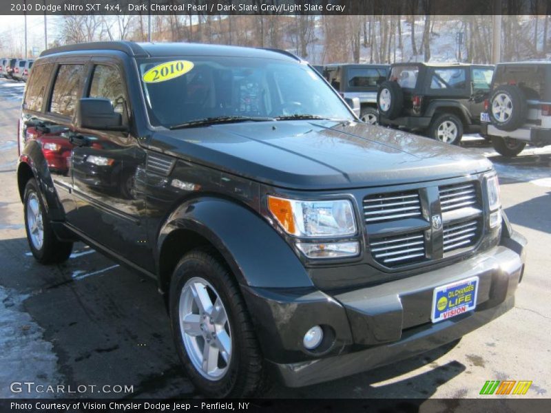 Dark Charcoal Pearl / Dark Slate Gray/Light Slate Gray 2010 Dodge Nitro SXT 4x4