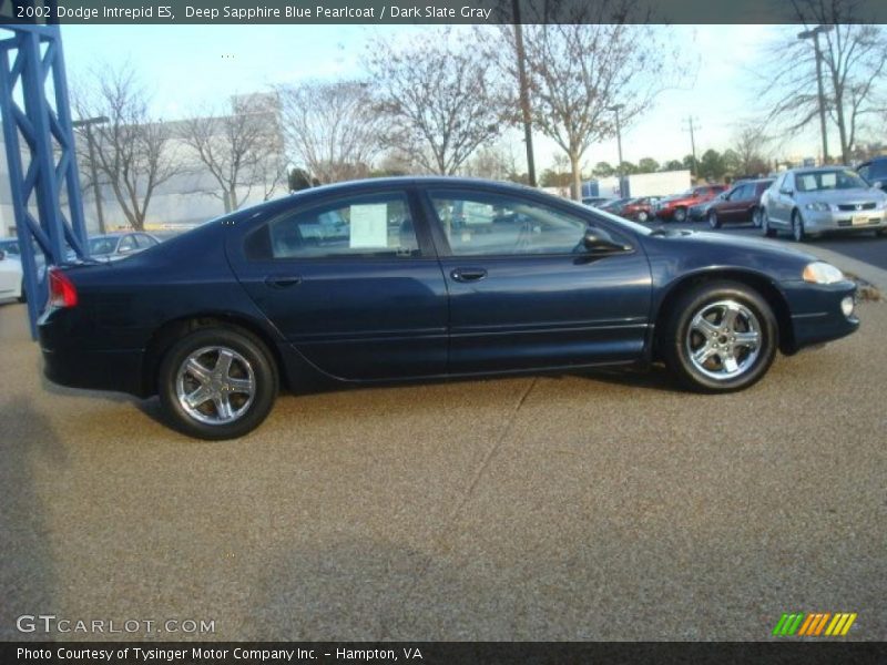Deep Sapphire Blue Pearlcoat / Dark Slate Gray 2002 Dodge Intrepid ES