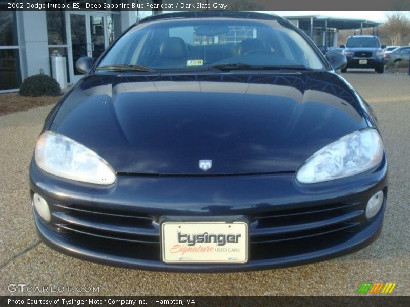 Deep Sapphire Blue Pearlcoat / Dark Slate Gray 2002 Dodge Intrepid ES