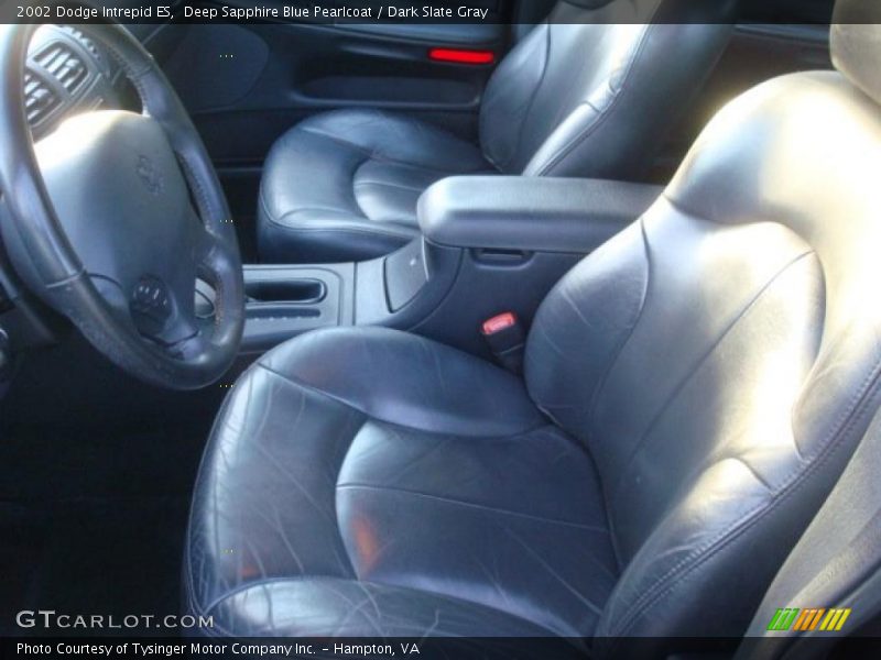 Deep Sapphire Blue Pearlcoat / Dark Slate Gray 2002 Dodge Intrepid ES