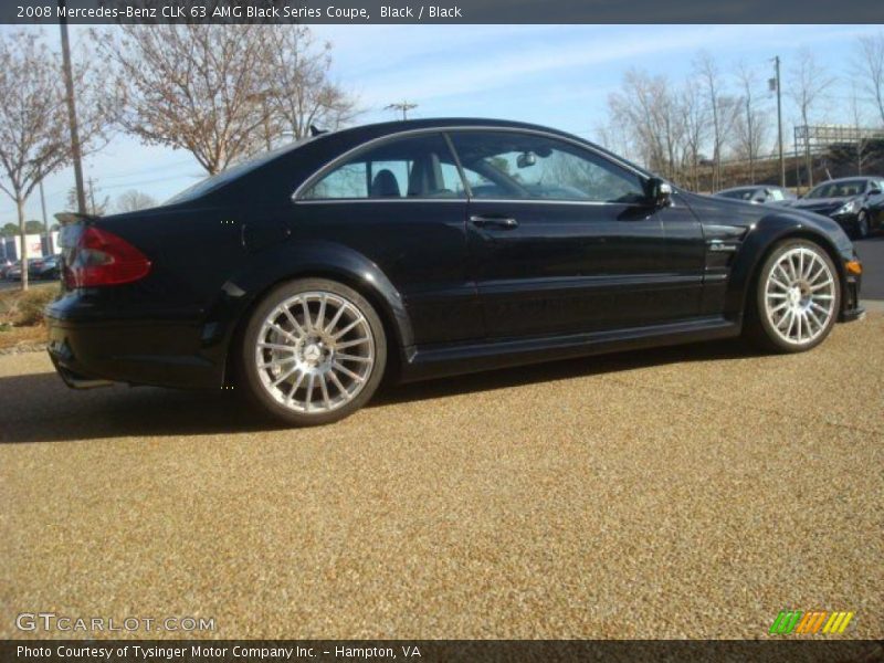 Black / Black 2008 Mercedes-Benz CLK 63 AMG Black Series Coupe