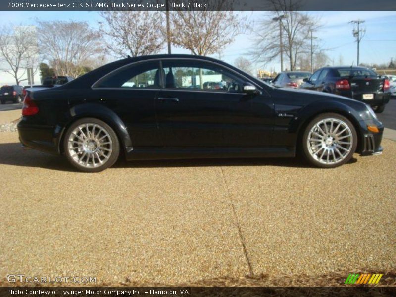 Black / Black 2008 Mercedes-Benz CLK 63 AMG Black Series Coupe