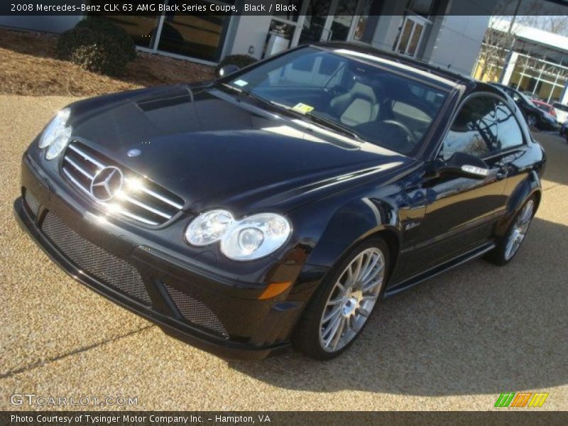 Black / Black 2008 Mercedes-Benz CLK 63 AMG Black Series Coupe