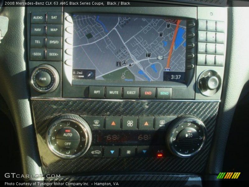 Navigation of 2008 CLK 63 AMG Black Series Coupe