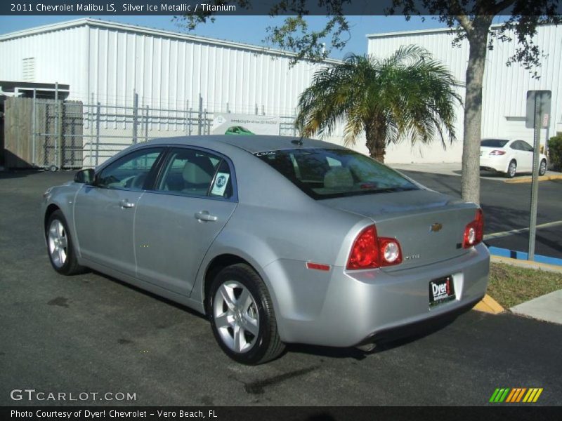 Silver Ice Metallic / Titanium 2011 Chevrolet Malibu LS