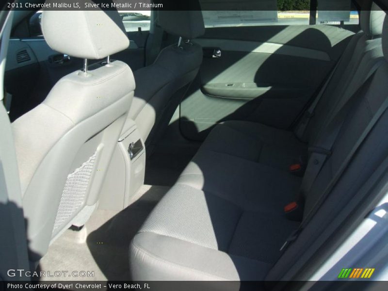 Silver Ice Metallic / Titanium 2011 Chevrolet Malibu LS