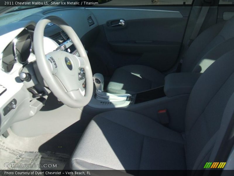 Silver Ice Metallic / Titanium 2011 Chevrolet Malibu LS