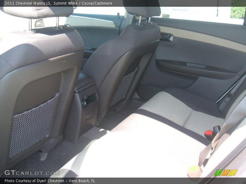 Summit White / Cocoa/Cashmere 2011 Chevrolet Malibu LS
