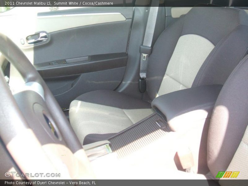 Summit White / Cocoa/Cashmere 2011 Chevrolet Malibu LS