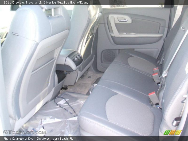 Silver Ice Metallic / Ebony/Ebony 2011 Chevrolet Traverse LS