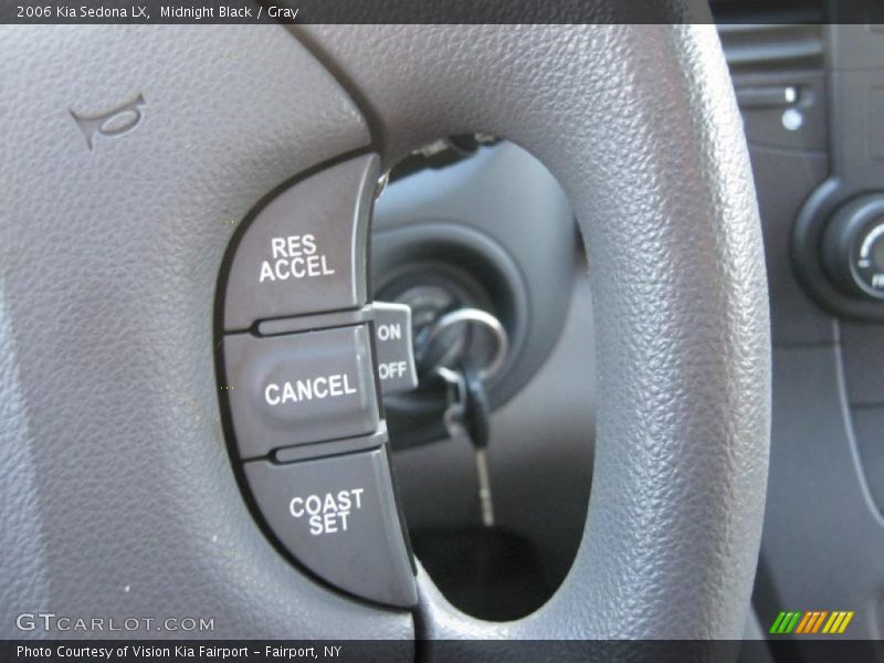 Midnight Black / Gray 2006 Kia Sedona LX