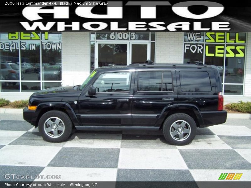Black / Medium Slate Gray 2006 Jeep Commander 4x4