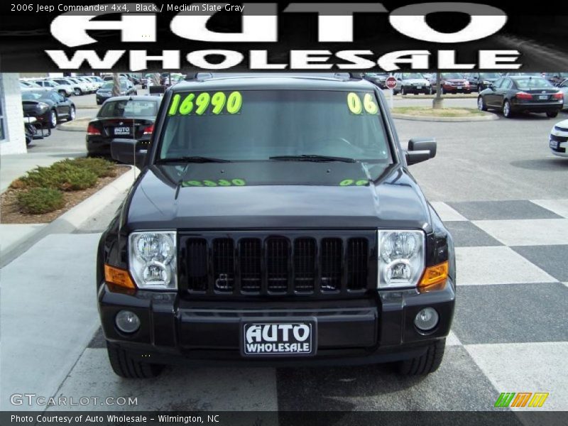 Black / Medium Slate Gray 2006 Jeep Commander 4x4