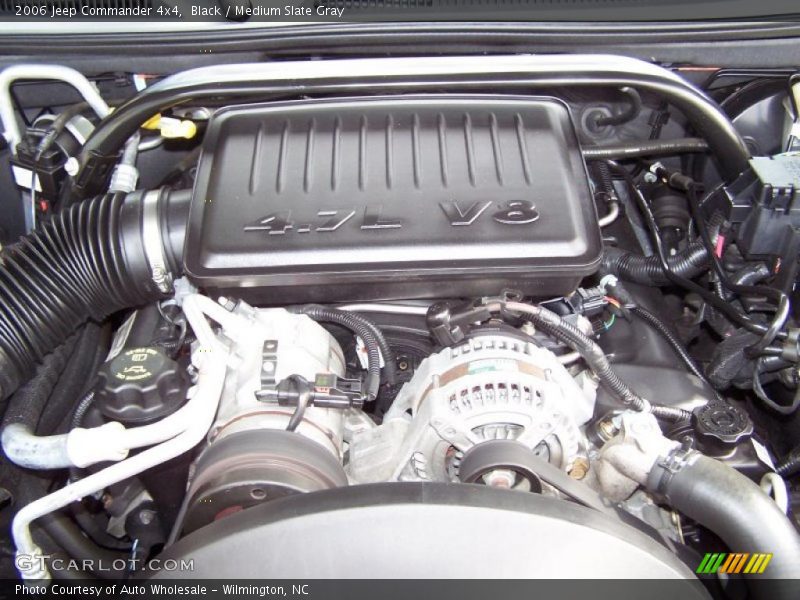 Black / Medium Slate Gray 2006 Jeep Commander 4x4