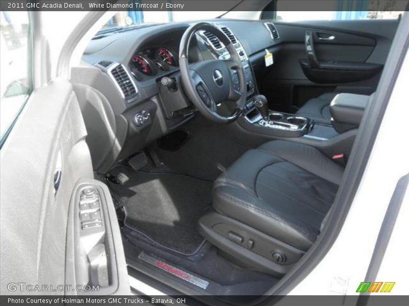  2011 Acadia Denali Ebony Interior