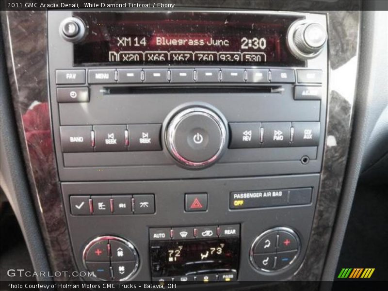 Controls of 2011 Acadia Denali