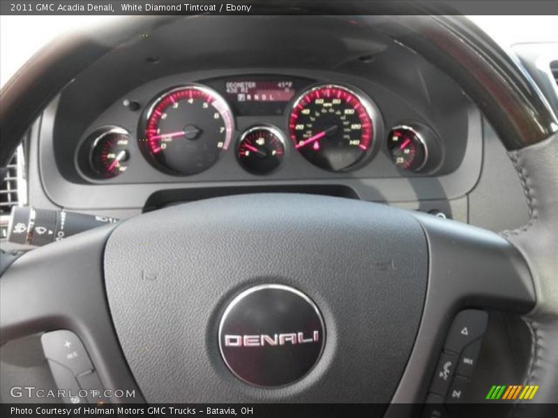 White Diamond Tintcoat / Ebony 2011 GMC Acadia Denali